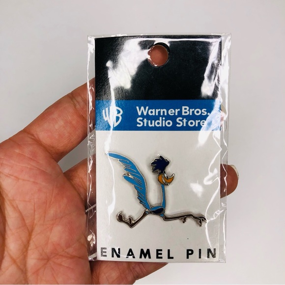 Vintage 2000 Warner Brothers Roadrunner Enamel Pin Main Loony Tunes Character - Picture 4 of 5